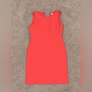 J. Crew Ponte Work Sheath Dress. Red. Size 8.